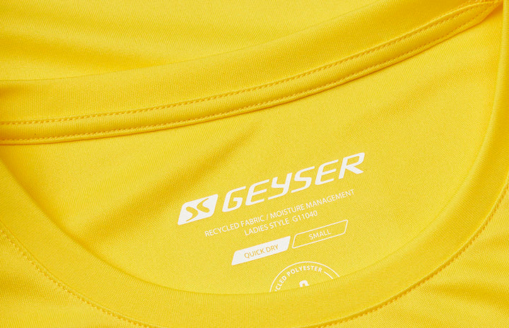 T-shirt GEYSER | essential | donna - Giallo