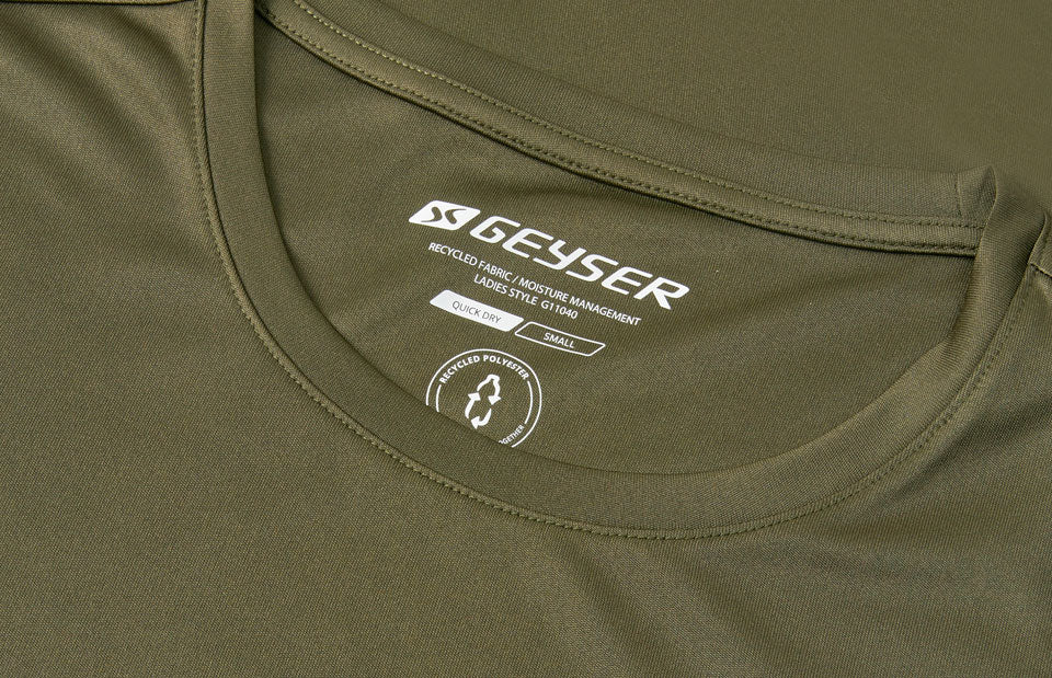 T-shirt GEYSER | essential | donna - Oliva