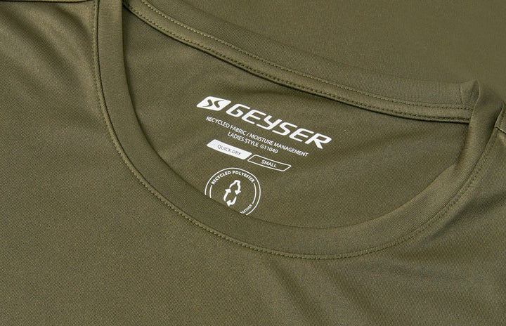 T-shirt GEYSER | essential | donna - Oliva
