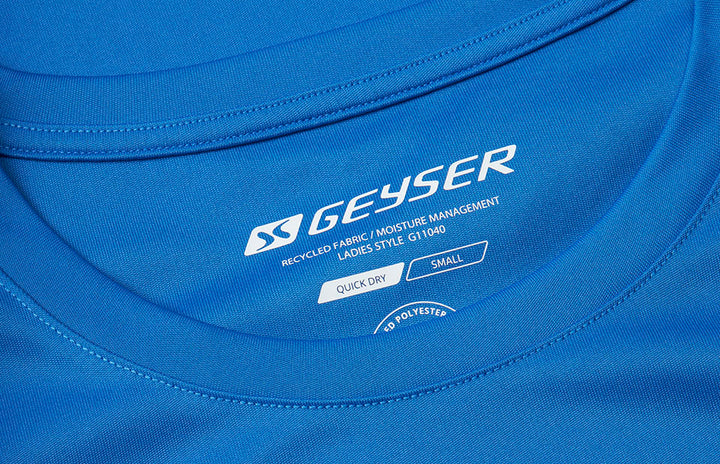 T-shirt GEYSER | essential | donna - Azure