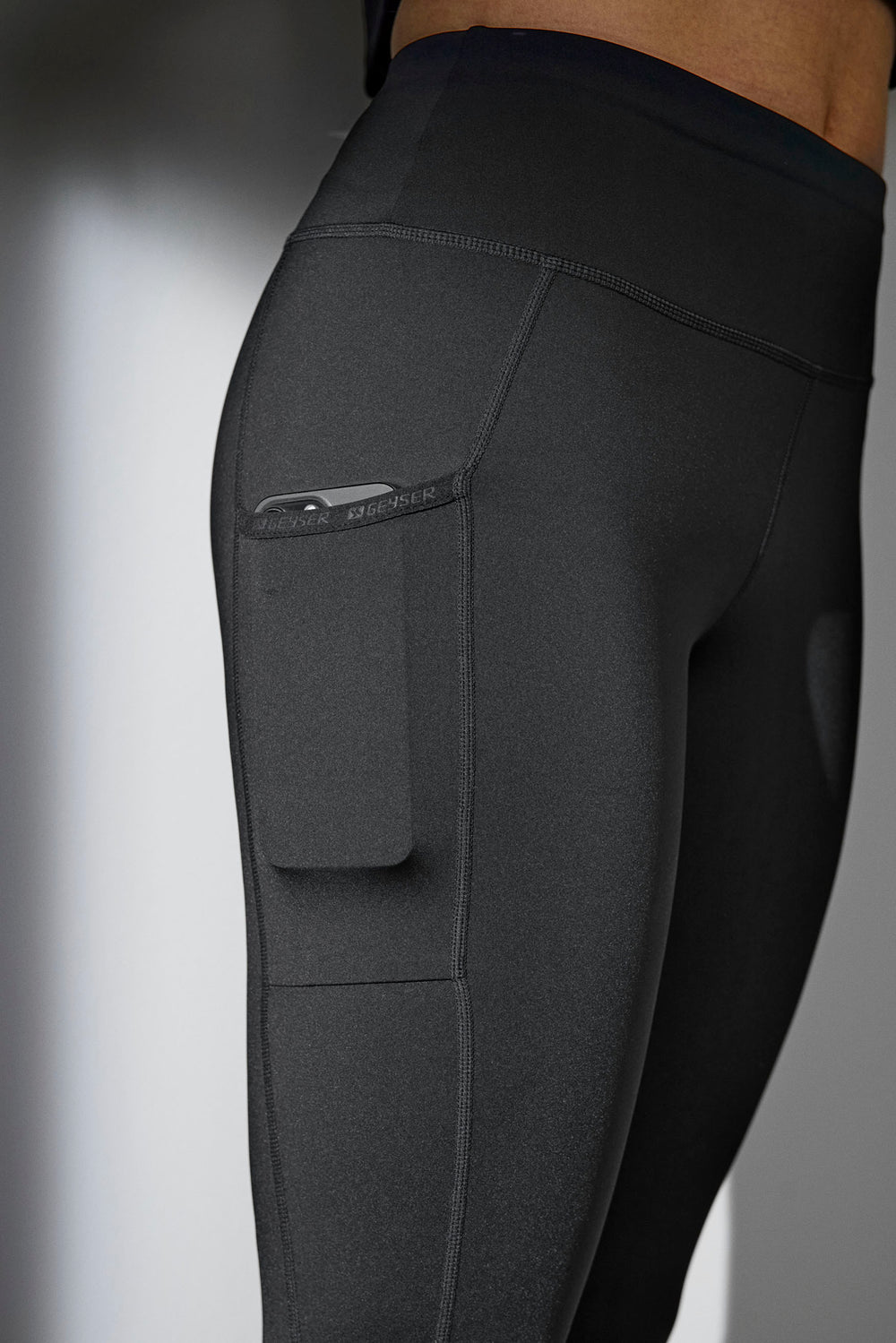 Leggings GEYSER Performance | lunghi | donna - Nero