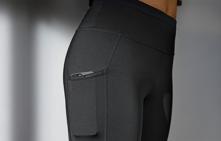 Leggings GEYSER Performance | lunghi | donna - Nero