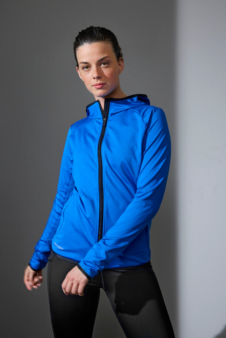 Hoodie GEYSER stretch | donna - Blu royal