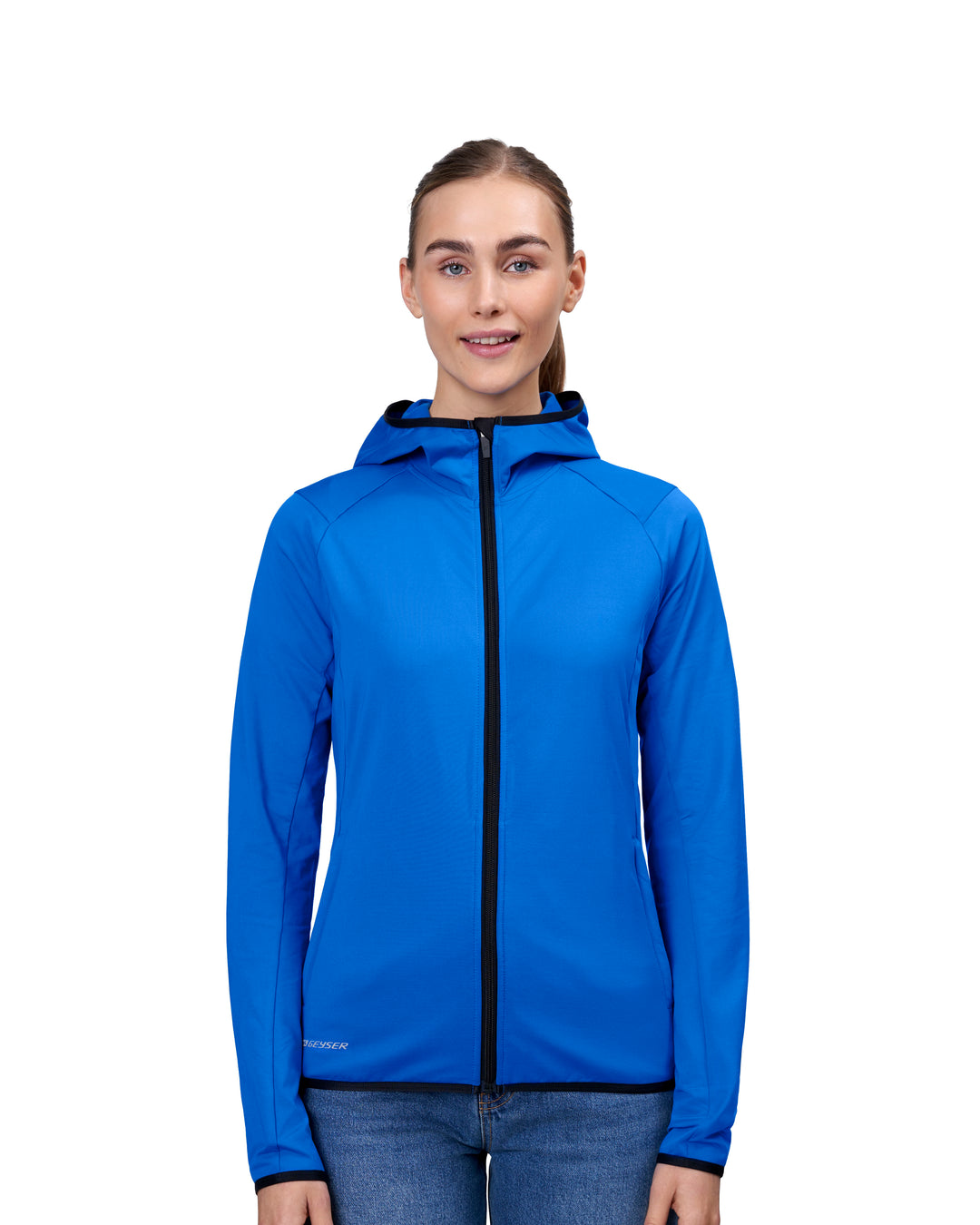 Hoodie GEYSER stretch | donna - Blu royal