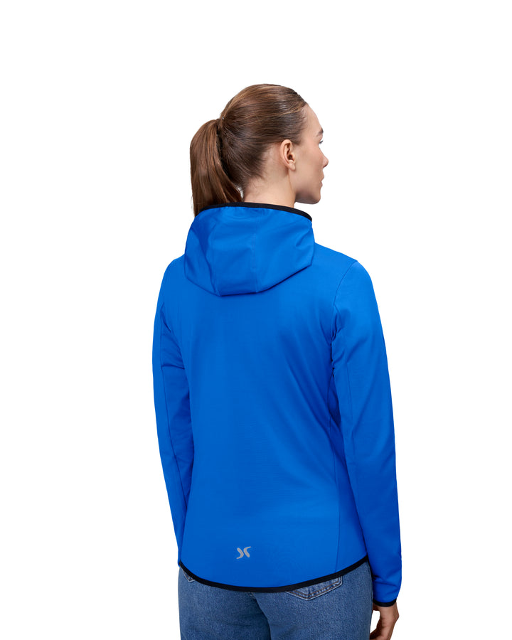 Hoodie GEYSER stretch | donna - Blu royal