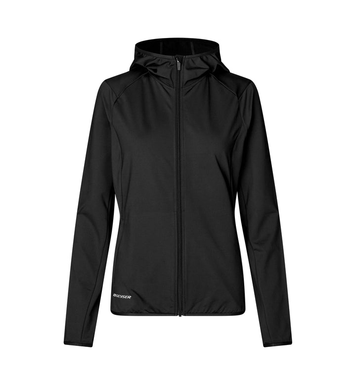 Hoodie GEYSER stretch | donna - Nero