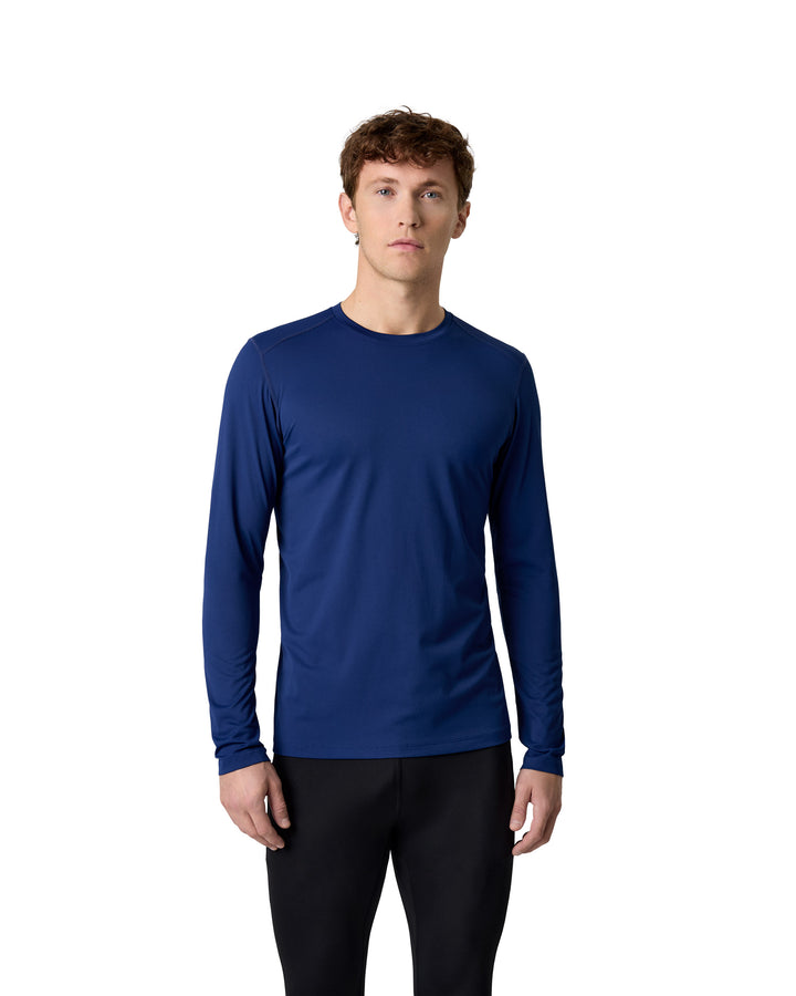 T-shirt GEYSER Active | manica lunga - Blu navy