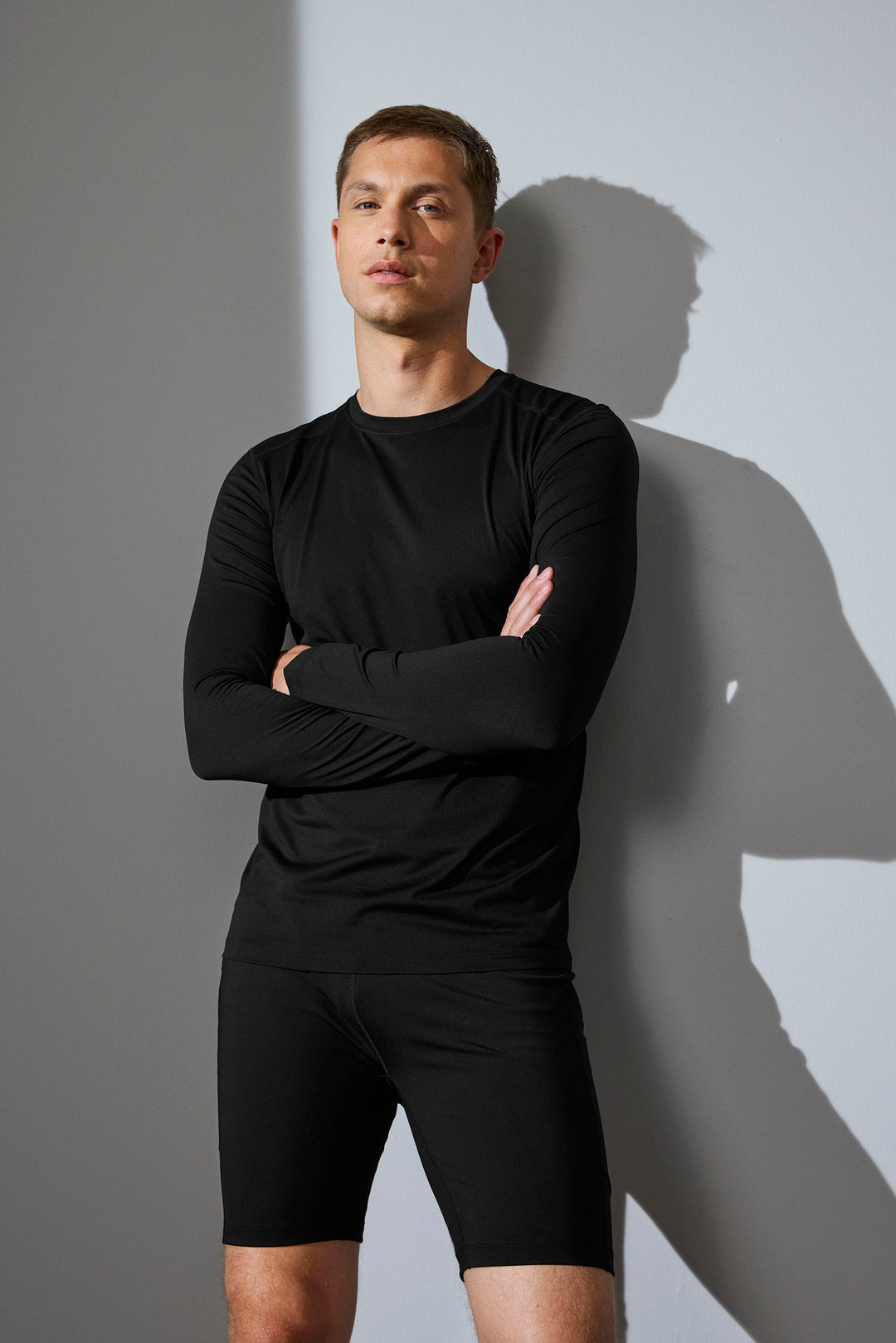 T-shirt GEYSER Active | manica lunga - Nero