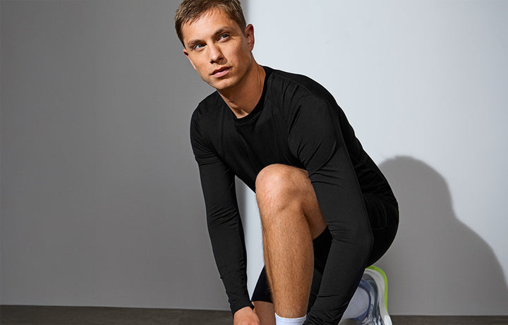 T-shirt GEYSER Active | manica lunga - Nero