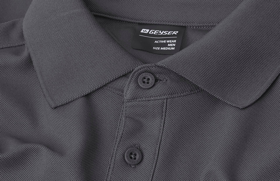 Polo GEYSER | funzionale - Grigio argento