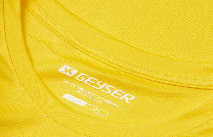 T-shirt GEYSER | essential - Giallo