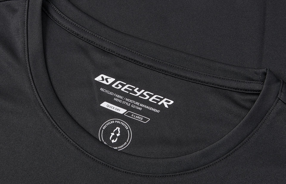 T-shirt GEYSER | essential - Nero