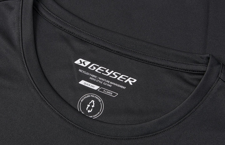 T-shirt GEYSER | essential - Nero
