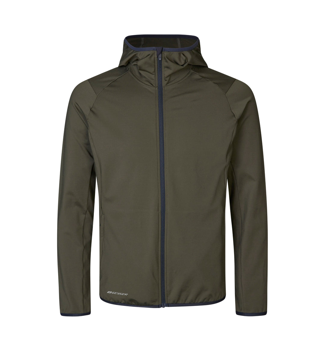 Hoodie GEYSER stretch - Oliva