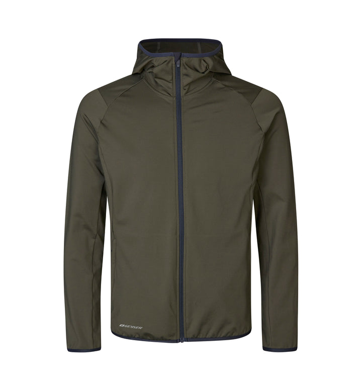 Hoodie GEYSER stretch - Oliva