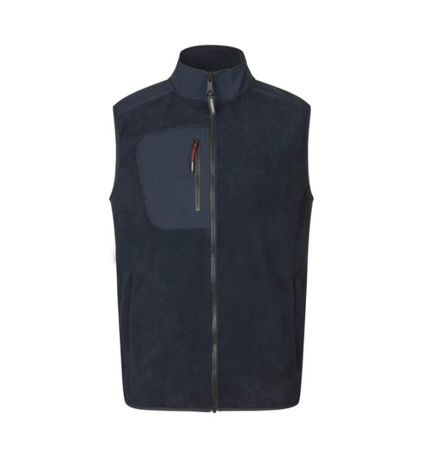 Gilet pile bonded