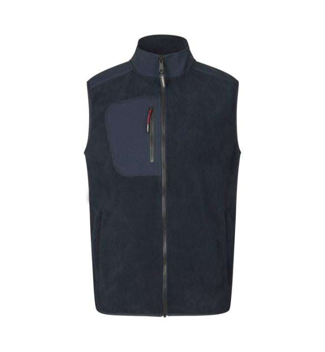 Gilet pile bonded