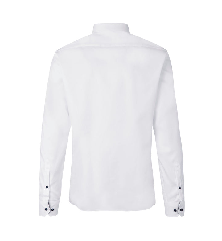 SEVEN SEAS Fine Twill Contrast | modern - Bianco