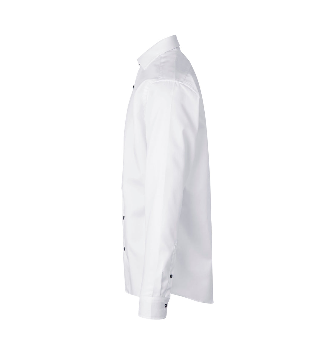 SEVEN SEAS Fine Twill Contrast | modern - Bianco