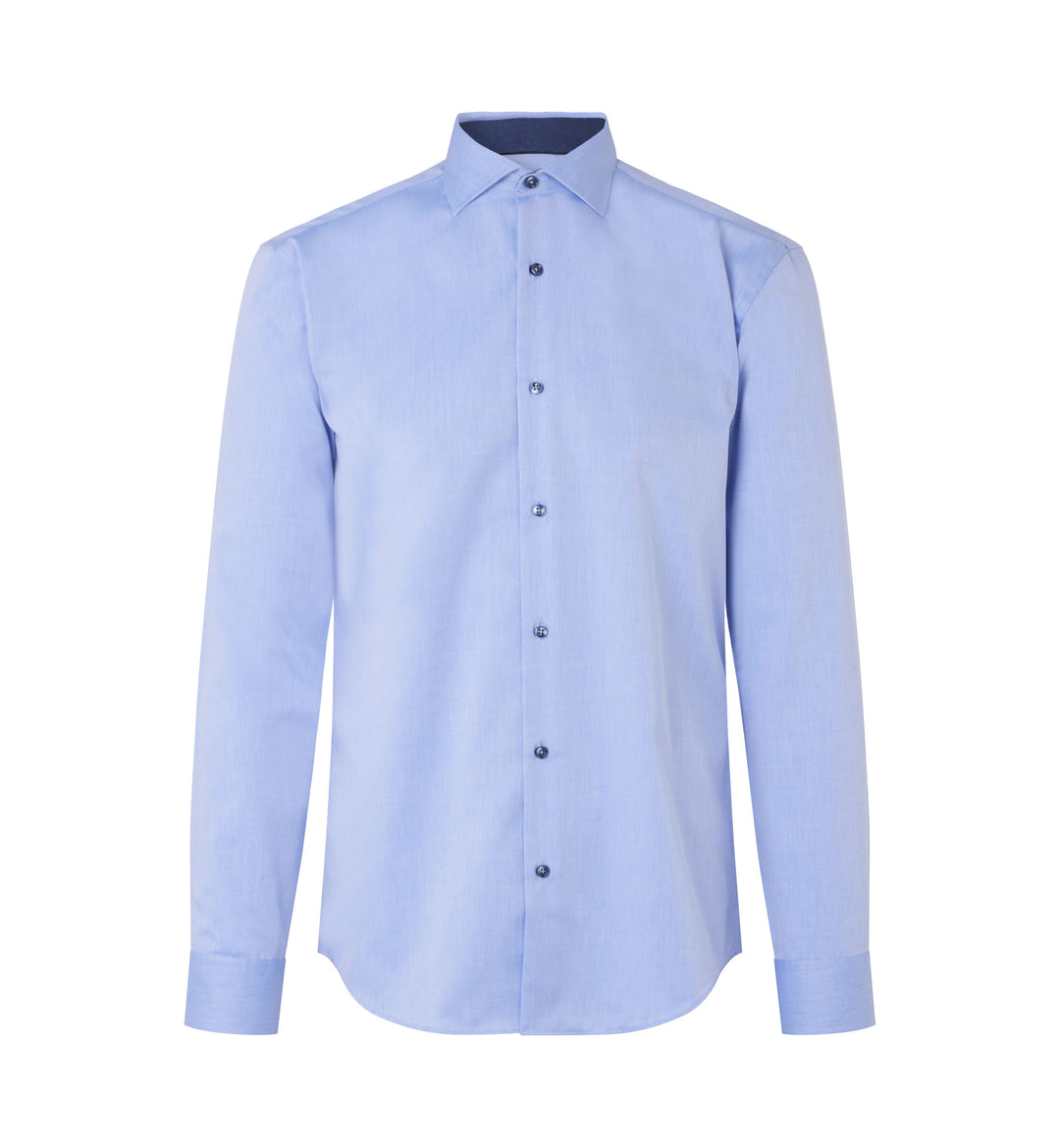 SEVEN SEAS Fine Twill Contrast | modern - Azzurro