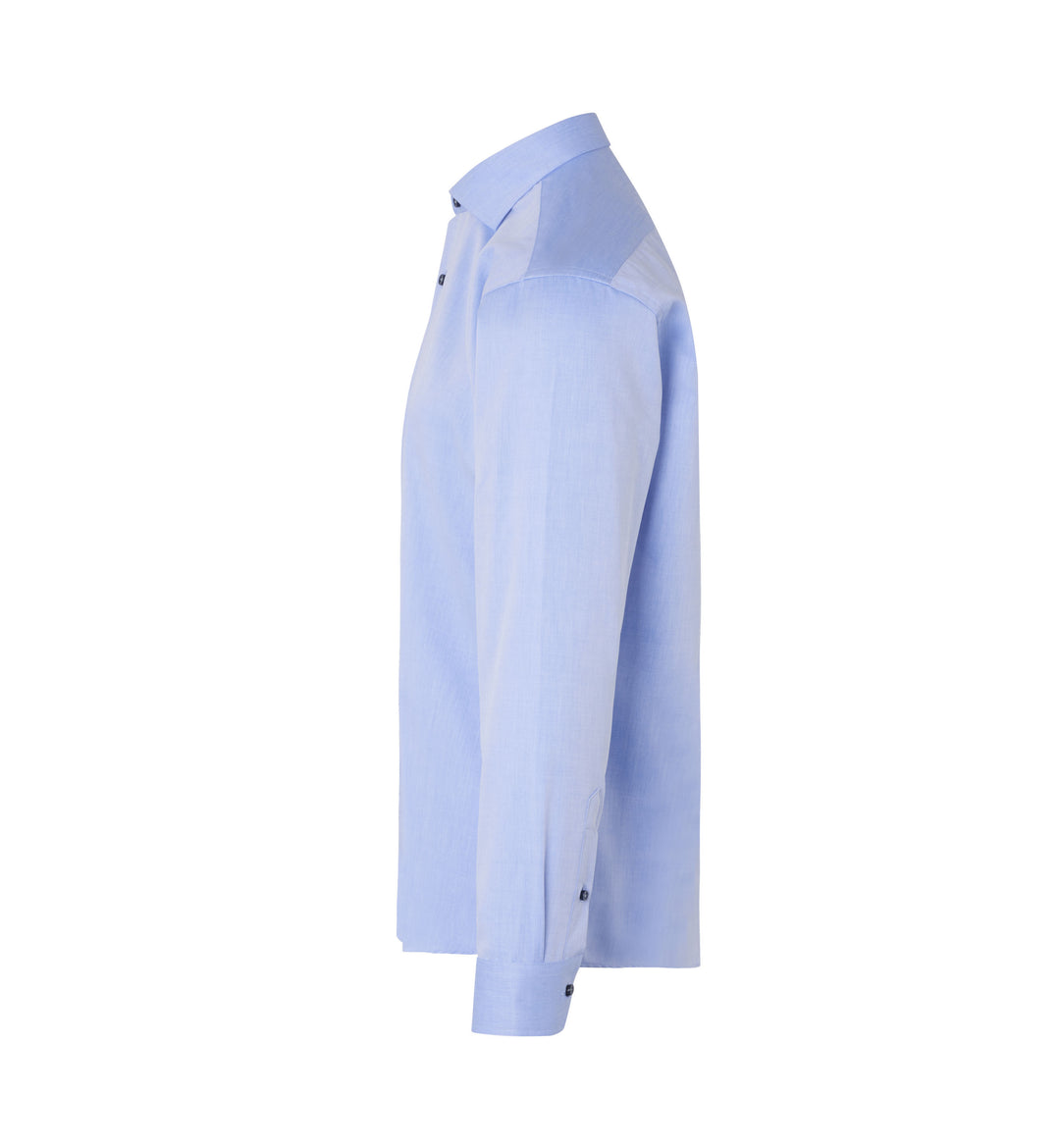SEVEN SEAS Fine Twill Contrast | slim - Azzurro