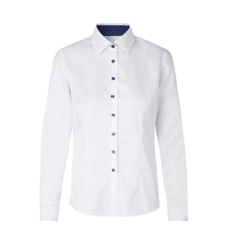 SEVEN SEAS Fine Twill Contrast | modern | donna - Bianco