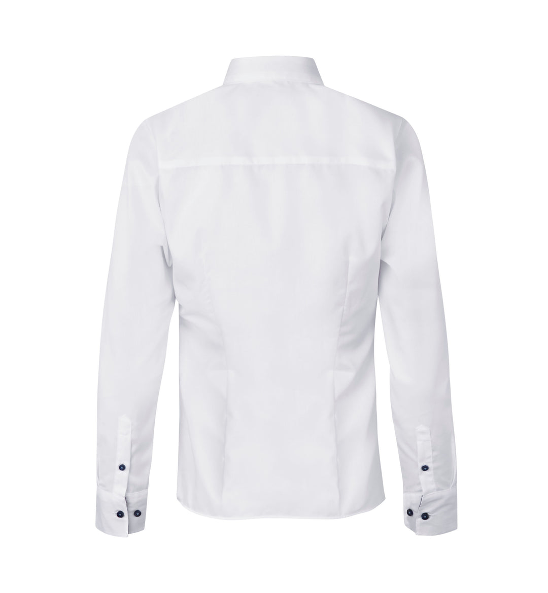 SEVEN SEAS Fine Twill Contrast | modern | donna - Bianco