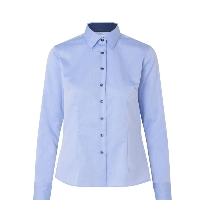 SEVEN SEAS Fine Twill Contrast | modern | donna - Azzurro