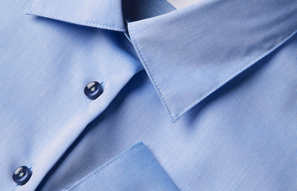 SEVEN SEAS Fine Twill Contrast | modern | donna - Azzurro
