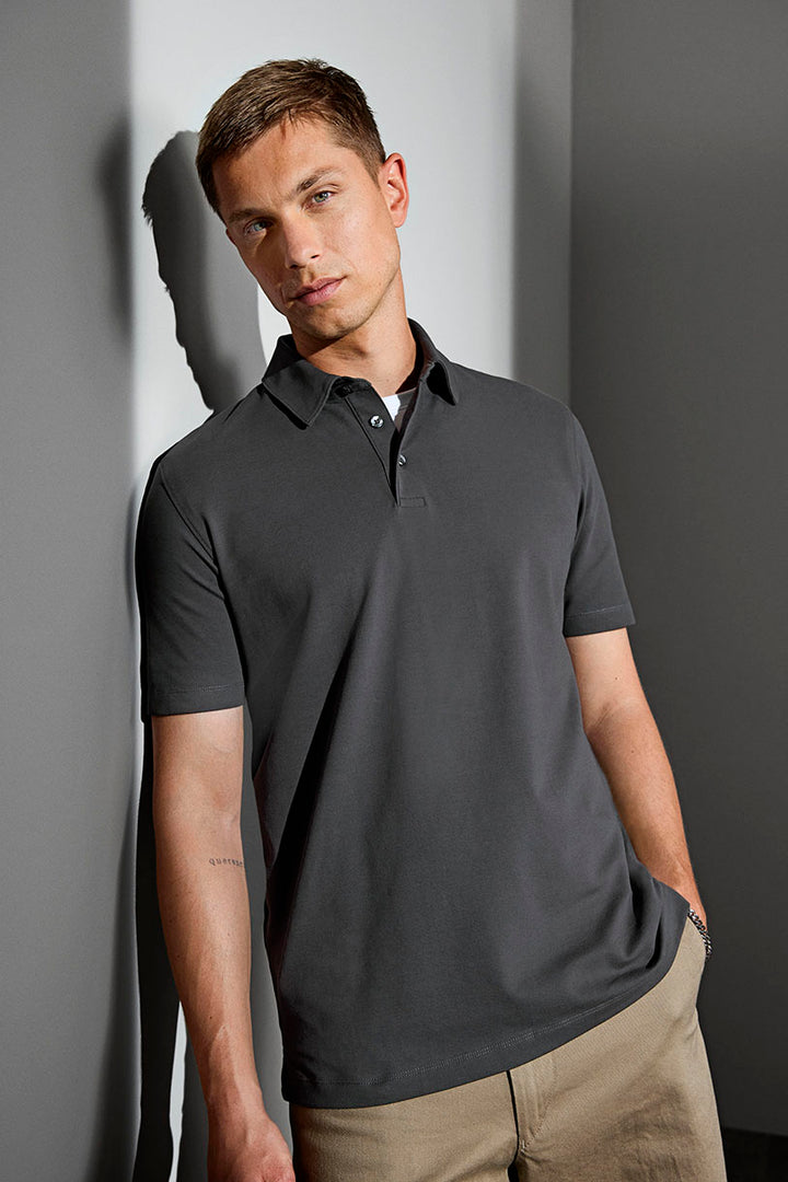 Polo SEVEN SEAS | biologica - Grigio argento