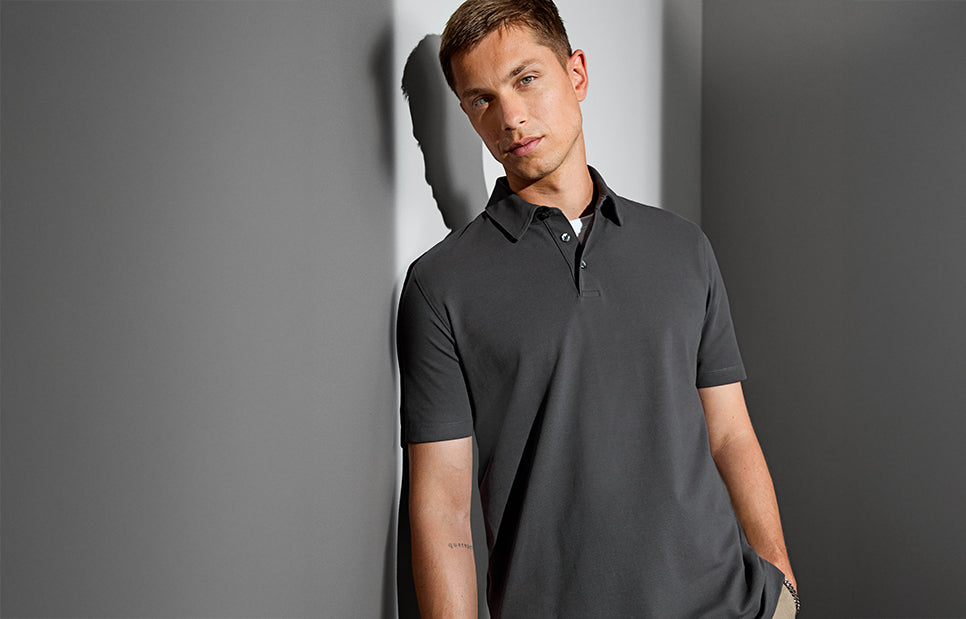 Polo SEVEN SEAS | biologica - Grigio argento