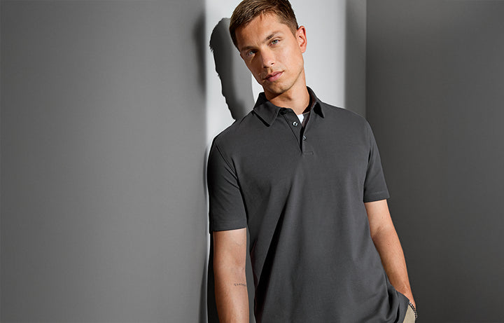 Polo SEVEN SEAS | biologica - Grigio argento