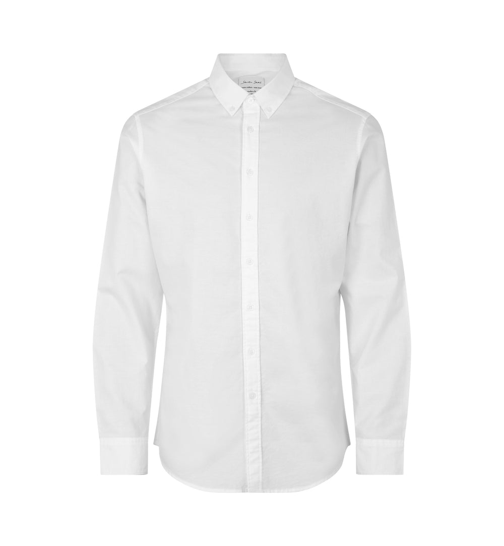 SEVEN SEAS Oxford | slim - Bianco
