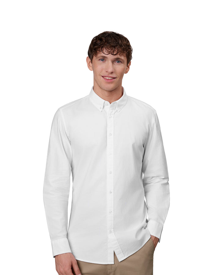 SEVEN SEAS Oxford | slim - Bianco