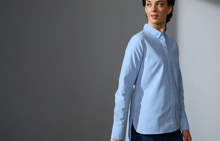 SEVEN SEAS Oxford | lunga | modern | donna - Azzurro