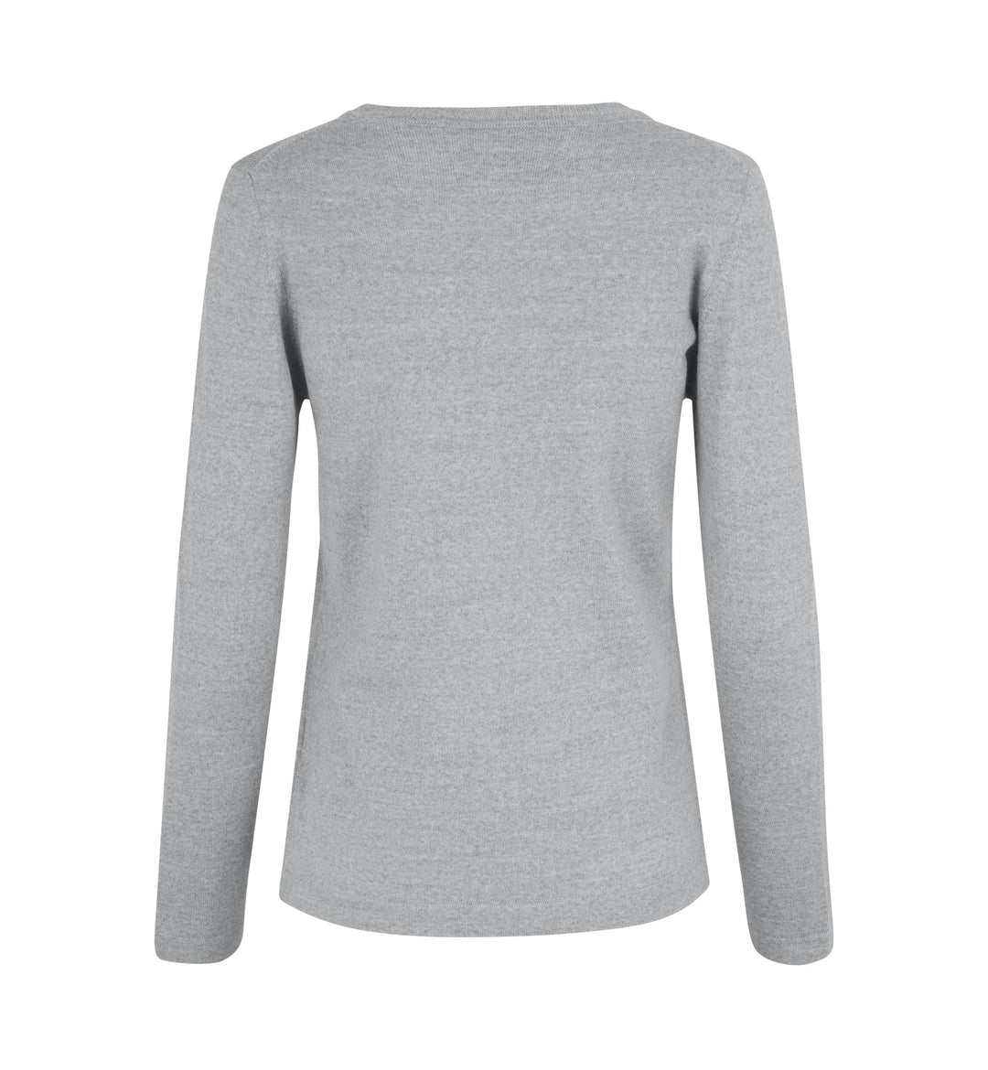 SEVEN SEAS The knit | girocollo | donna - Grigio chiaro mélange
