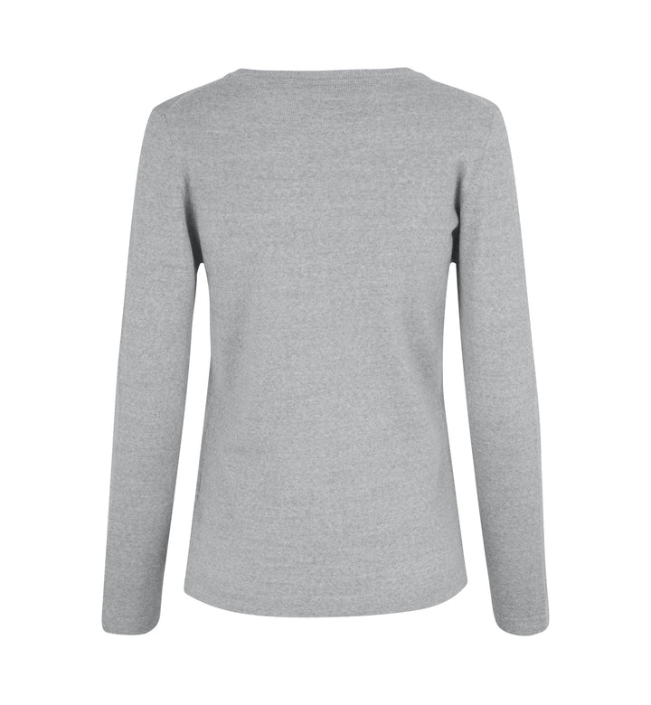 SEVEN SEAS The knit | girocollo | donna - Grigio chiaro mélange