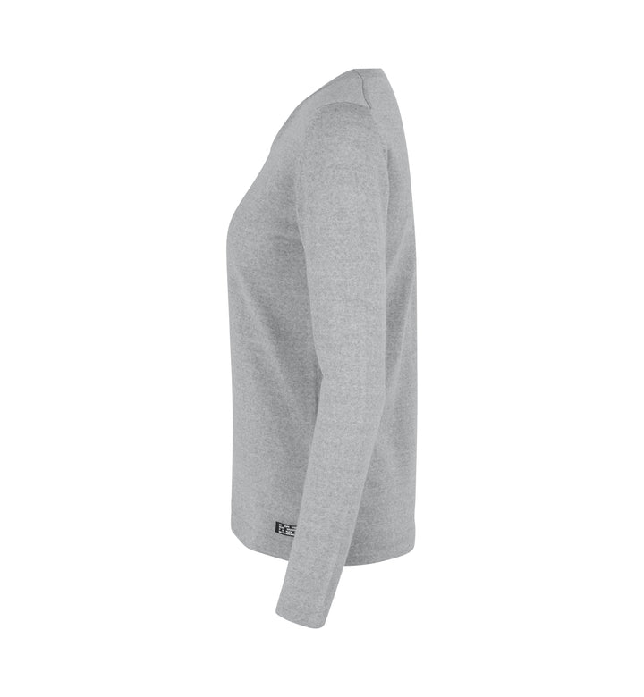 SEVEN SEAS The knit | girocollo | donna - Grigio chiaro mélange