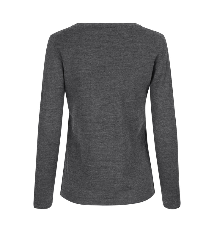 SEVEN SEAS The knit | girocollo | donna - Grigio scuro mélange