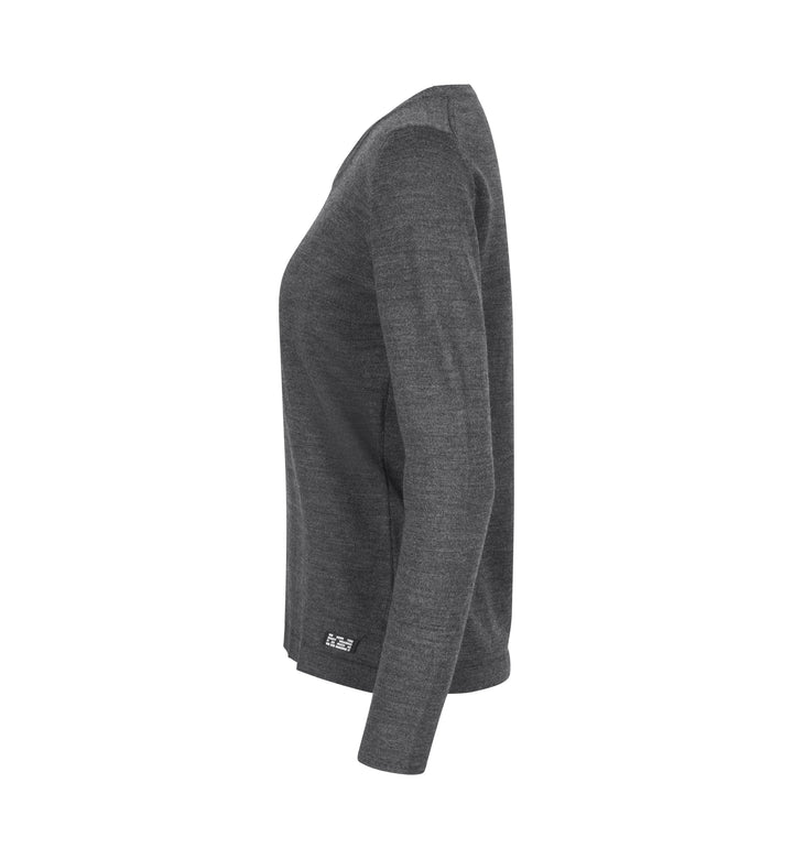 SEVEN SEAS The knit | girocollo | donna - Grigio scuro mélange