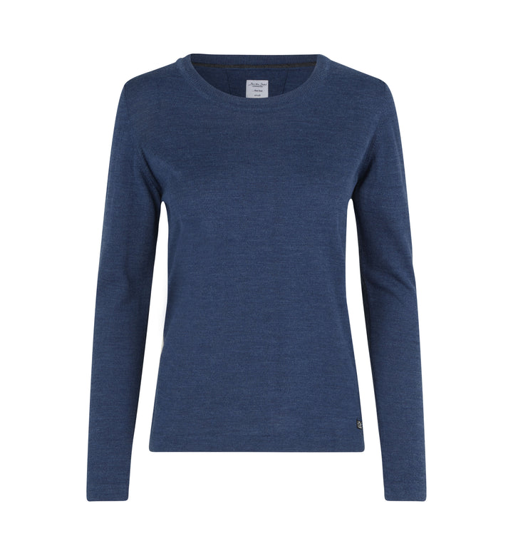 SEVEN SEAS The knit | girocollo | donna - Blu mélange