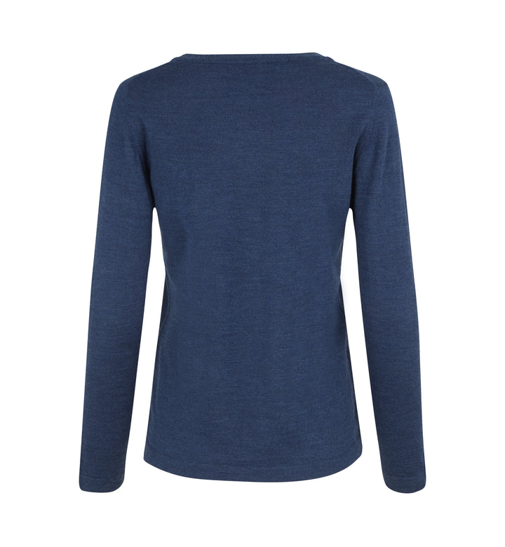 SEVEN SEAS The knit | girocollo | donna - Blu mélange