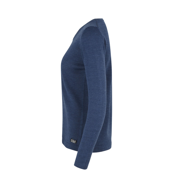 SEVEN SEAS The knit | girocollo | donna - Blu mélange