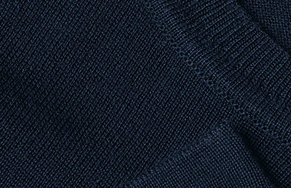 SEVEN SEAS The knit | girocollo | donna - Blu navy