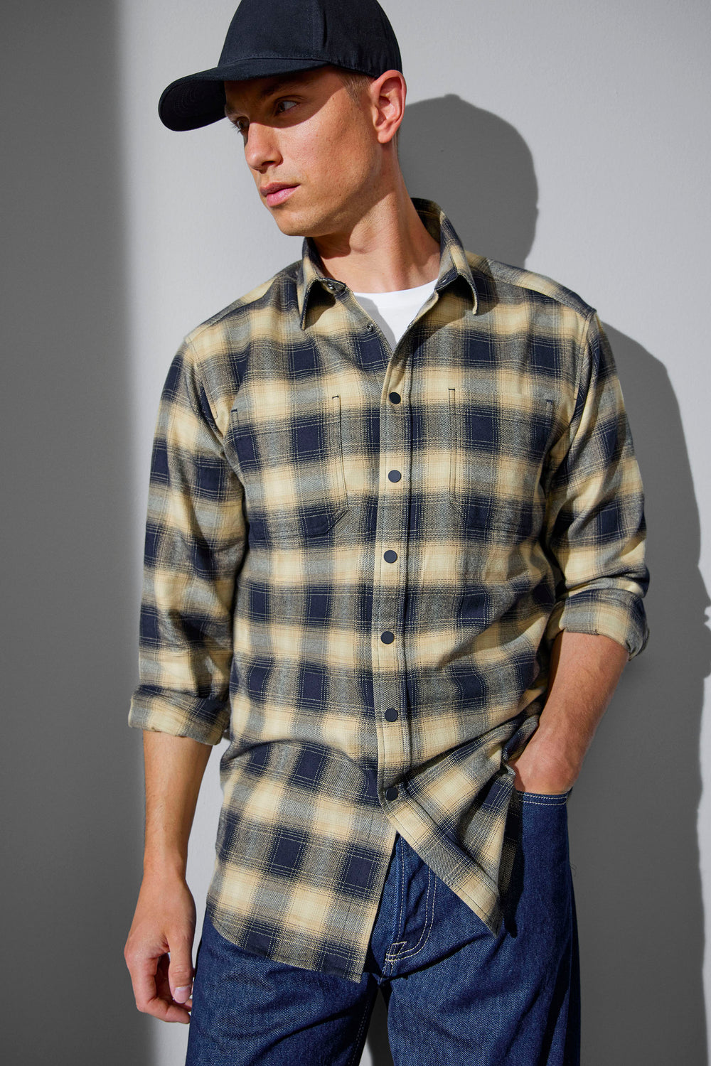 SEVEN SEAS Flannel | unisex - Sabbia