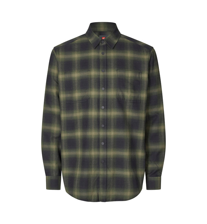 SEVEN SEAS Flannel | unisex - Oliva