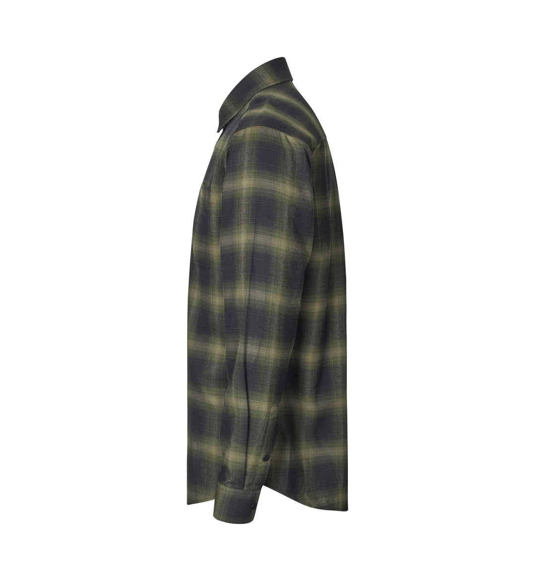 SEVEN SEAS Flannel | unisex - Oliva