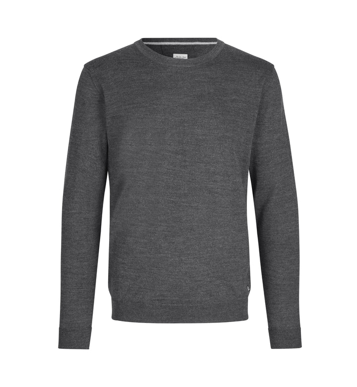 SEVEN SEAS The knit | girocollo - Grigio scuro mélange