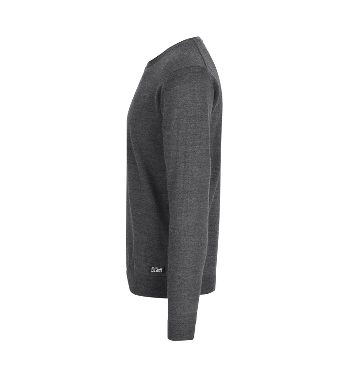 SEVEN SEAS The knit | girocollo - Grigio scuro mélange