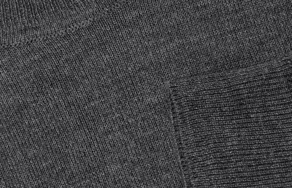 SEVEN SEAS The knit | girocollo - Grigio scuro mélange